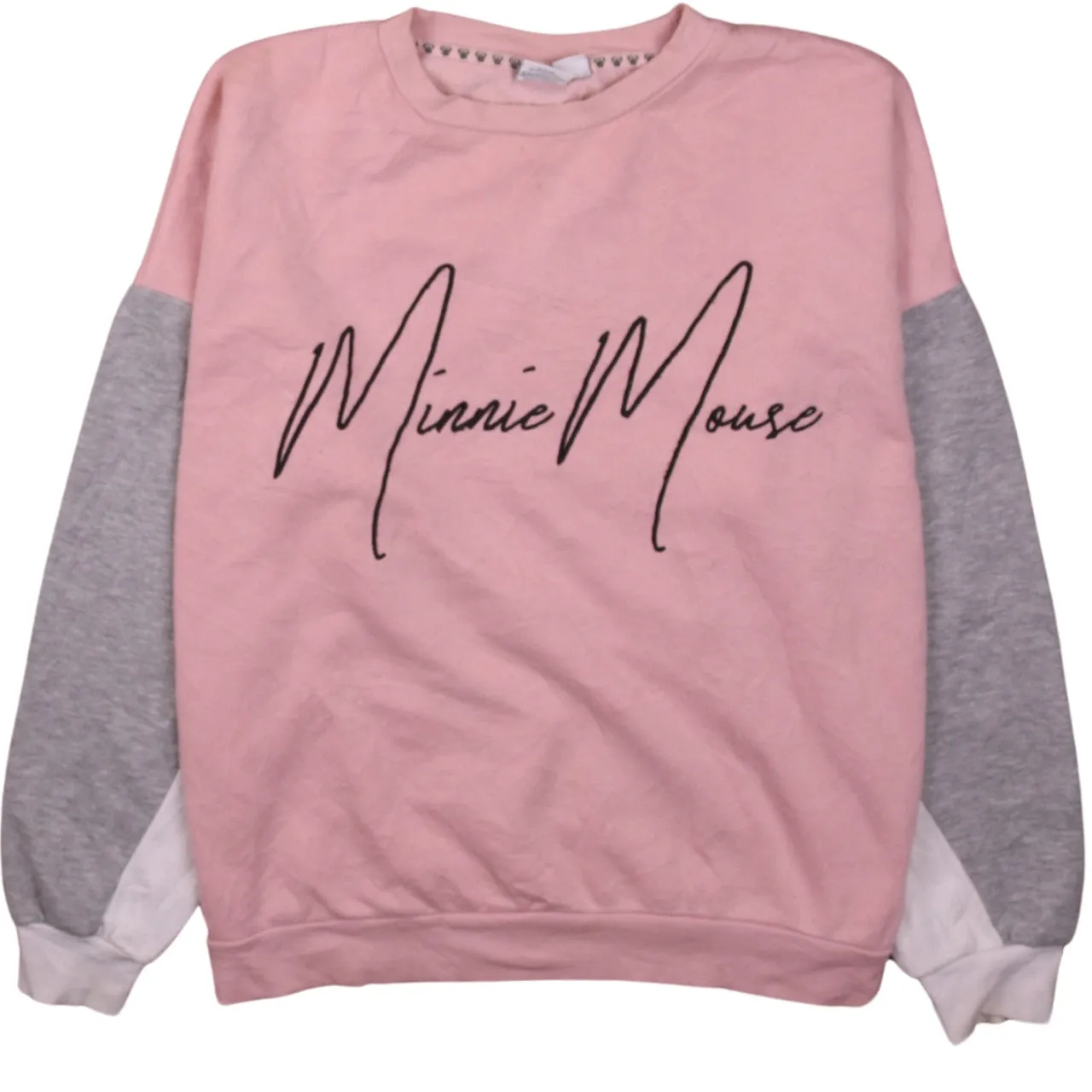 Vintage 90s Disney Minnie Mouse Pink Crew Sweatshirt Women's M sold by Vintage Club