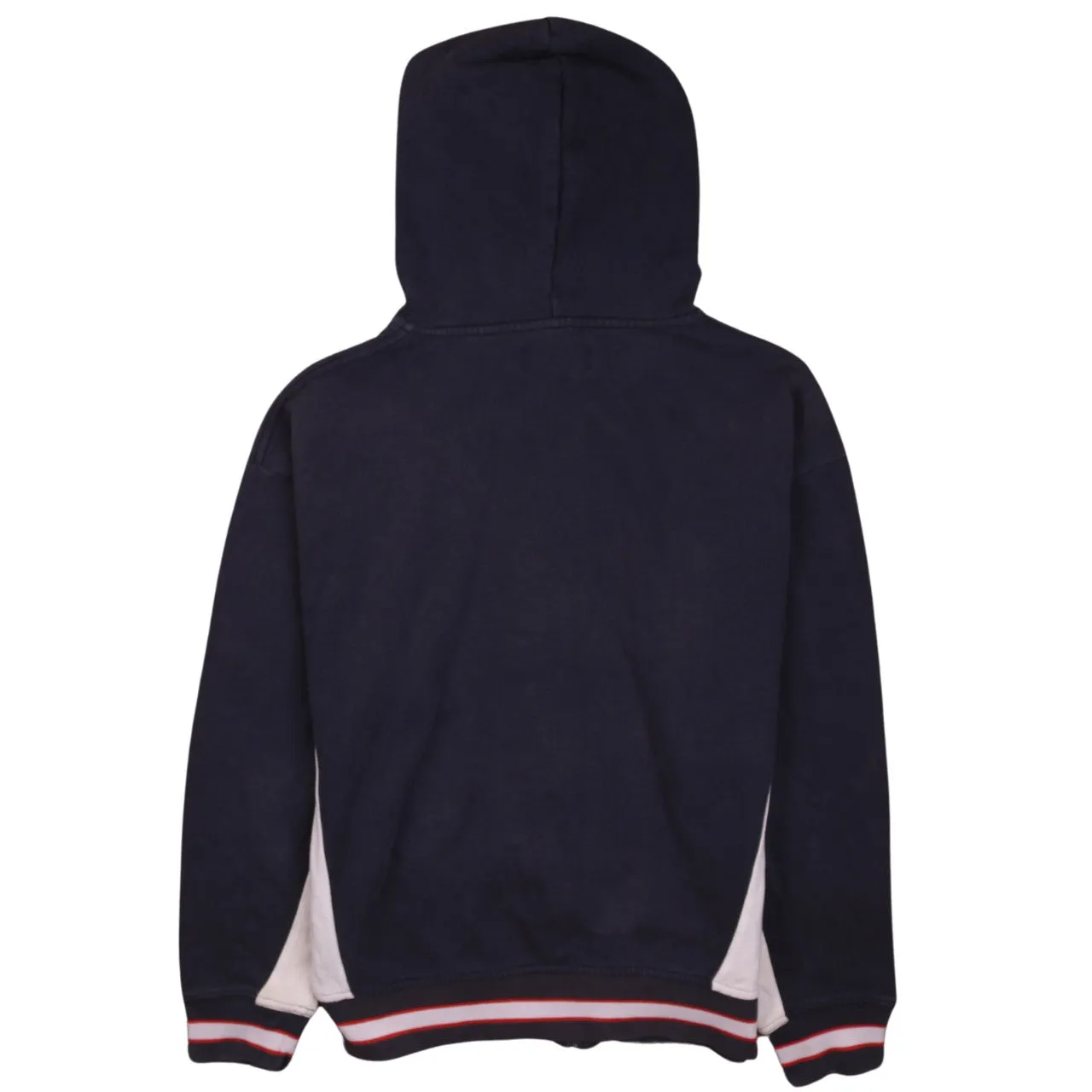 Kappa Navy Blue Full Zip Hoodie Men’s XXLarge Embroidered Logo Contrast Panels Ribbed Hem Sweatshirt sold by Vintage Club product image thumbnail 2