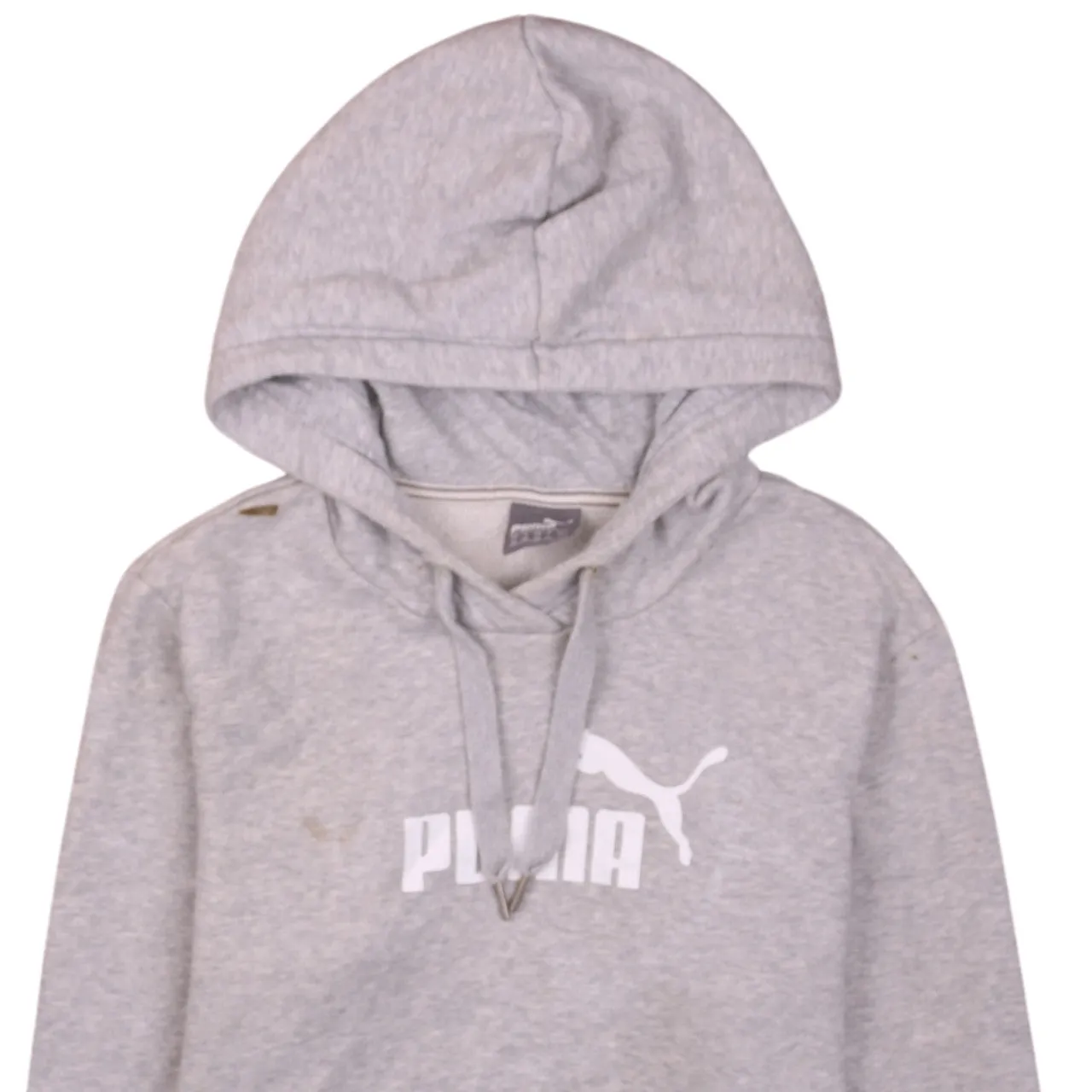 Puma 90's Vintage Spellout Grey XLarge Hoodie Sweatshirt Style sold by Vintage Club product image thumbnail 3