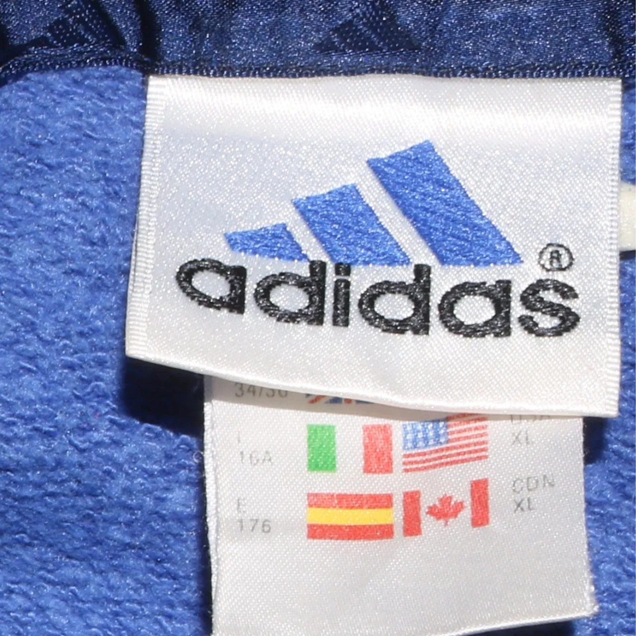 Adidas Vintage 90's Women's XL Blue Crew Neck Heavyweight Sweatshirt sold by Vintage Club product image thumbnail 4
