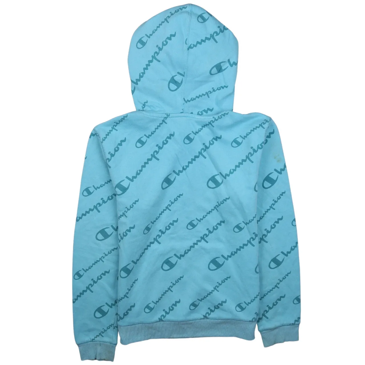 Champion Women's XL Vintage 90's Blue Spellout Hoodie Pullover sold by Vintage Club product image thumbnail 2