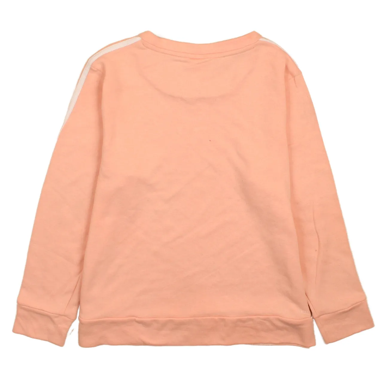 Adidas Vintage 90s Women's Crew Neck Pink Striped Sweatshirt Large sold by Vintage Club product image thumbnail 2