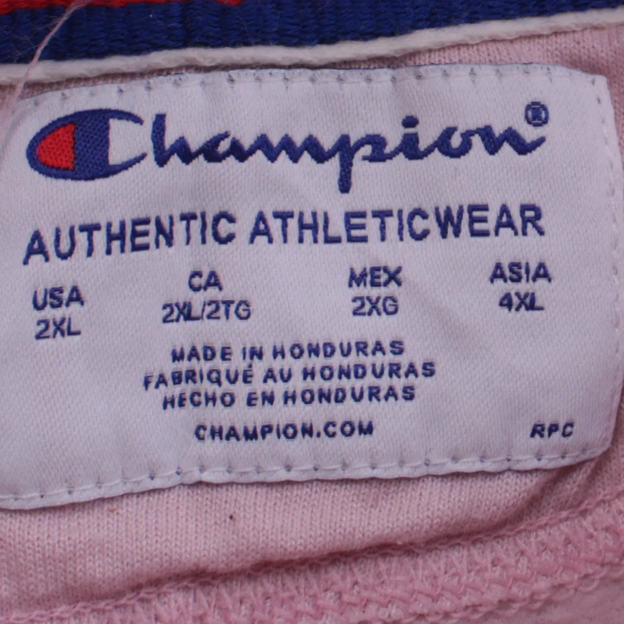 Champion 90's Pink XXLarge Women's Spellout Hoodie 2XL Pullover sold by Vintage Club product image thumbnail 4