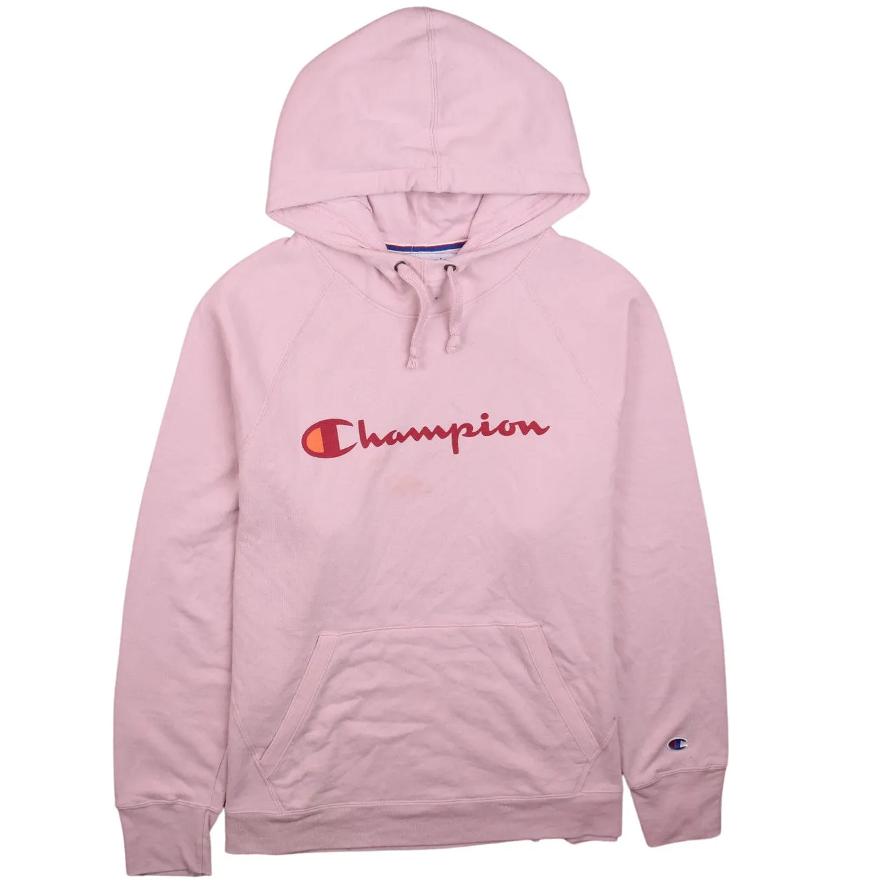 Champion 90's Pink XXLarge Women's Spellout Hoodie 2XL Pullover sold by Vintage Club