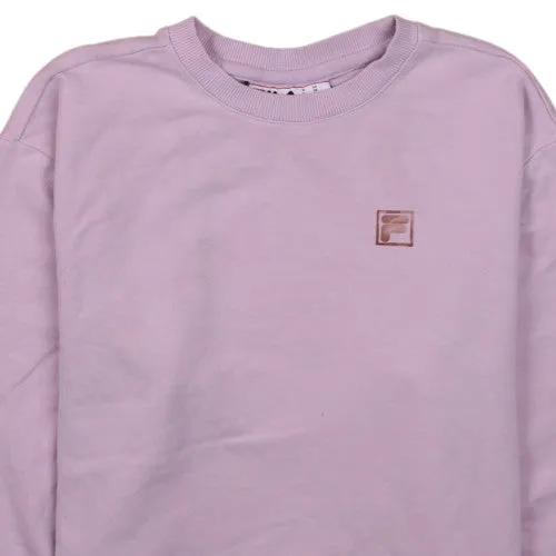 Fila Lilac Sweatshirt Men's XSmall Embroidered Chest Logo Ribbed Cuffs Crewneck Pullover sold by Vintage Club product image thumbnail 3