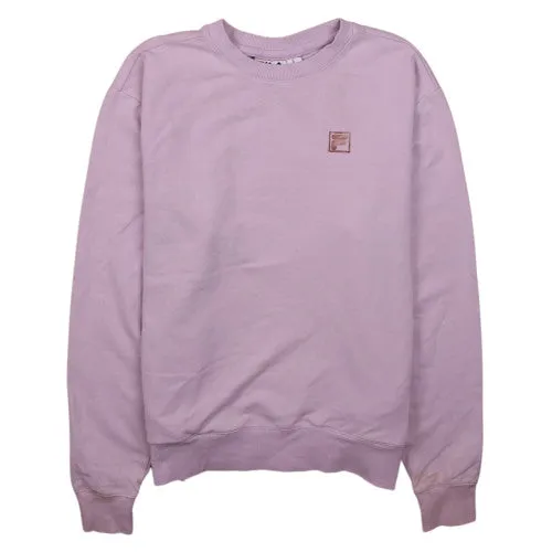 Fila Lilac Sweatshirt Men's XSmall Embroidered Chest Logo Ribbed Cuffs Crewneck Pullover sold by Vintage Club