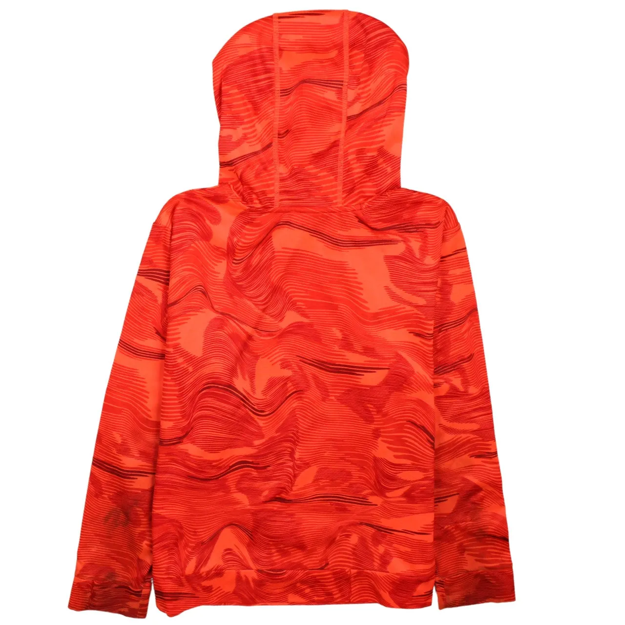 Adidas Women's Bright Orange Pullover Hoodie Large L 14-16 Bold Design sold by Vintage Club product image thumbnail 2