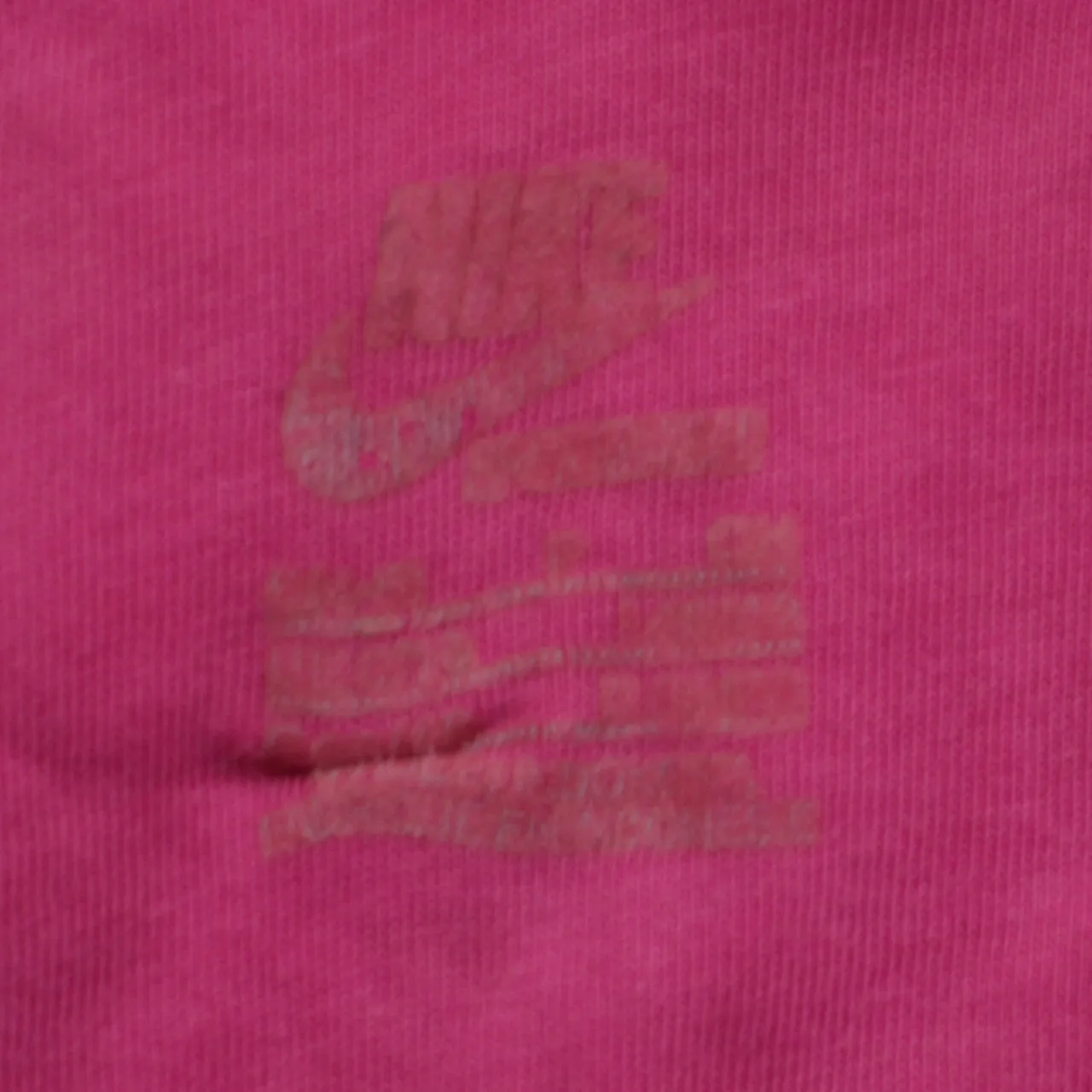 Nike Women's Bright Pink Zip Hoodie Small, Logo Sports Sweatshirt sold by Vintage Club product image thumbnail 4