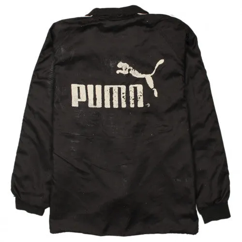 Puma 90s Full Zip Black Windbreaker Track Jacket Men's Small Vintage sold by Vintage Club product image thumbnail 2