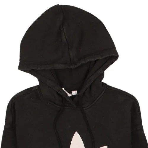 Adidas 90s Vintage Women's Black Spellout Hoodie Large Pullover sold by Vintage Club product image thumbnail 3