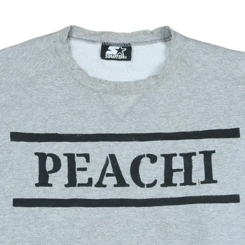 Starter 90's Grey Crew Neck Sweatshirt XL PEACHI Logo Vintage sold by Vintage Club product image thumbnail 3
