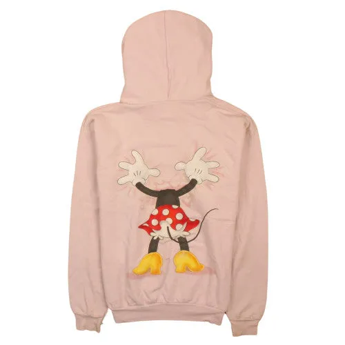 Disney 90's Minnie Mouse Pullover Hoodie Medium Pink Fleece sold by Vintage Club product image thumbnail 2