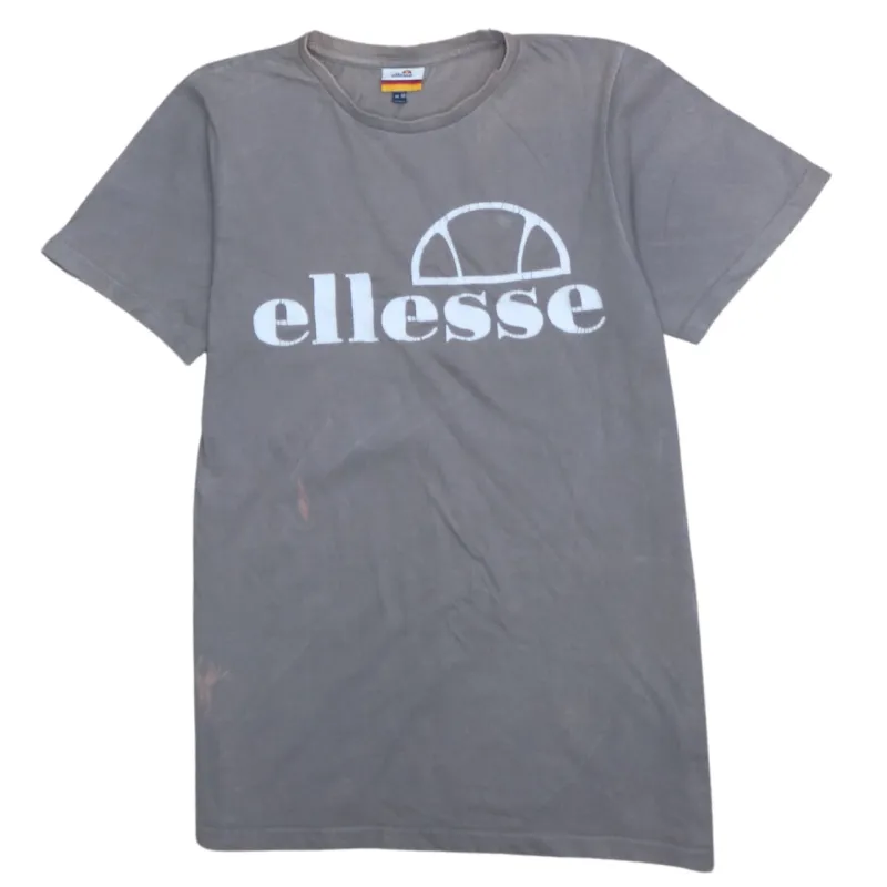 Ellesse Grey T Shirt Men’s UK10 Large Printed Chest Logo Short Sleeve Casual Top made by Ellesse