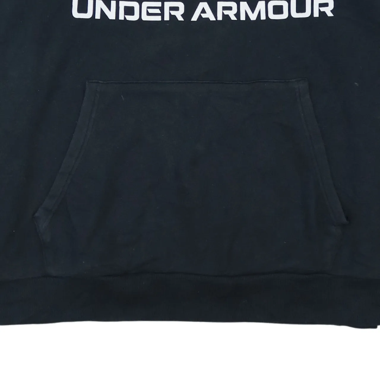 Under Armour Black Hoodie Men’s Large Printed Logo Front Pocket Pullover Sweatshirt sold by Vintage Club product image thumbnail 5