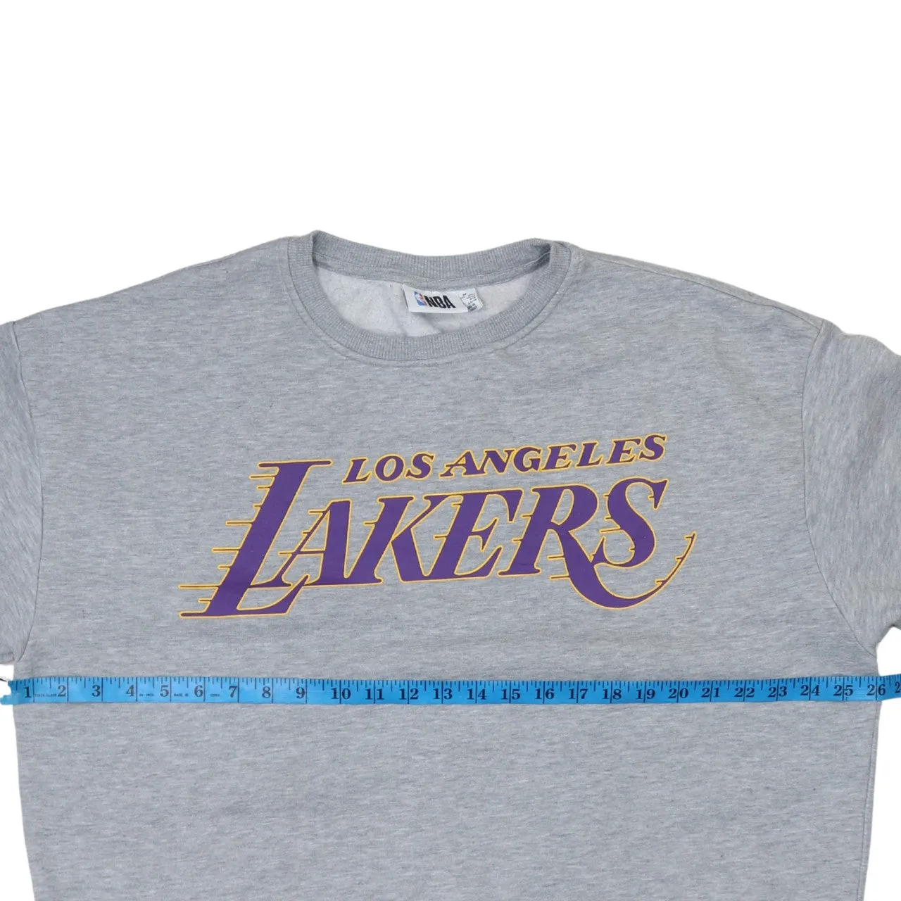 Vintage 90s Los Angeles Lakers Crew Neck Sweatshirt Grey Medium NBA sold by Vintage Club product image thumbnail 5