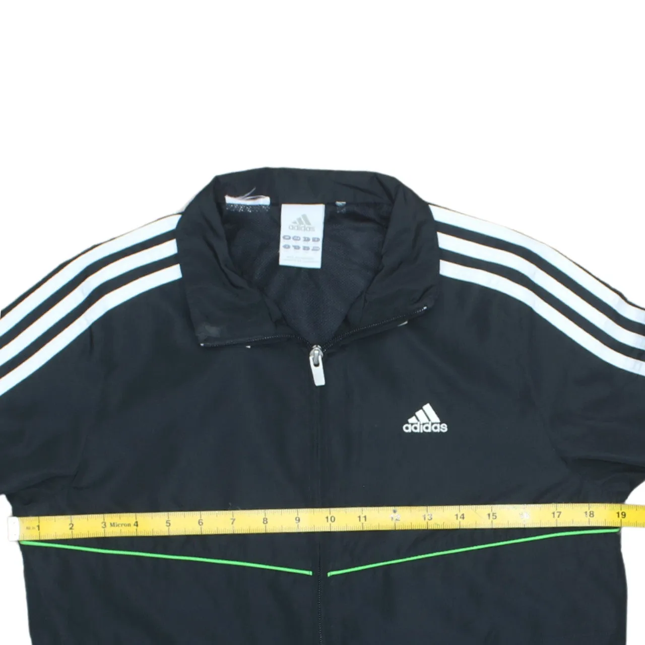 Vintage Adidas 90s Black Striped Sleeve Windbreaker Women's Medium sold by Vintage Club product image thumbnail 5