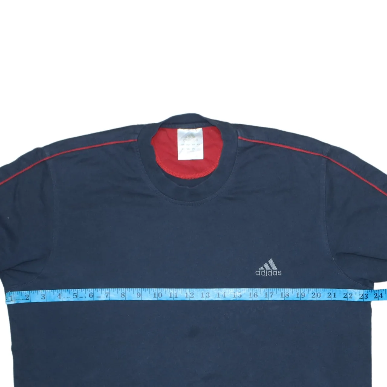 Adidas Vintage 90s Crew Neck Striped Sleeve Sweatshirt Women's XL sold by Vintage Club product image thumbnail 5