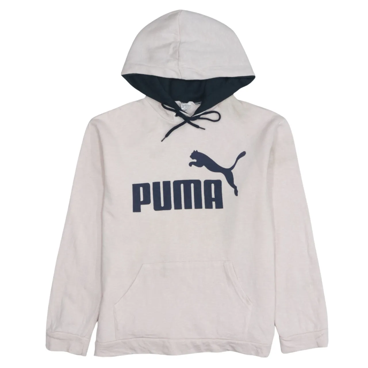 Puma 90's Pink Retro Spellout Women's Medium Hoodie - Trendy Style sold by Vintage Club