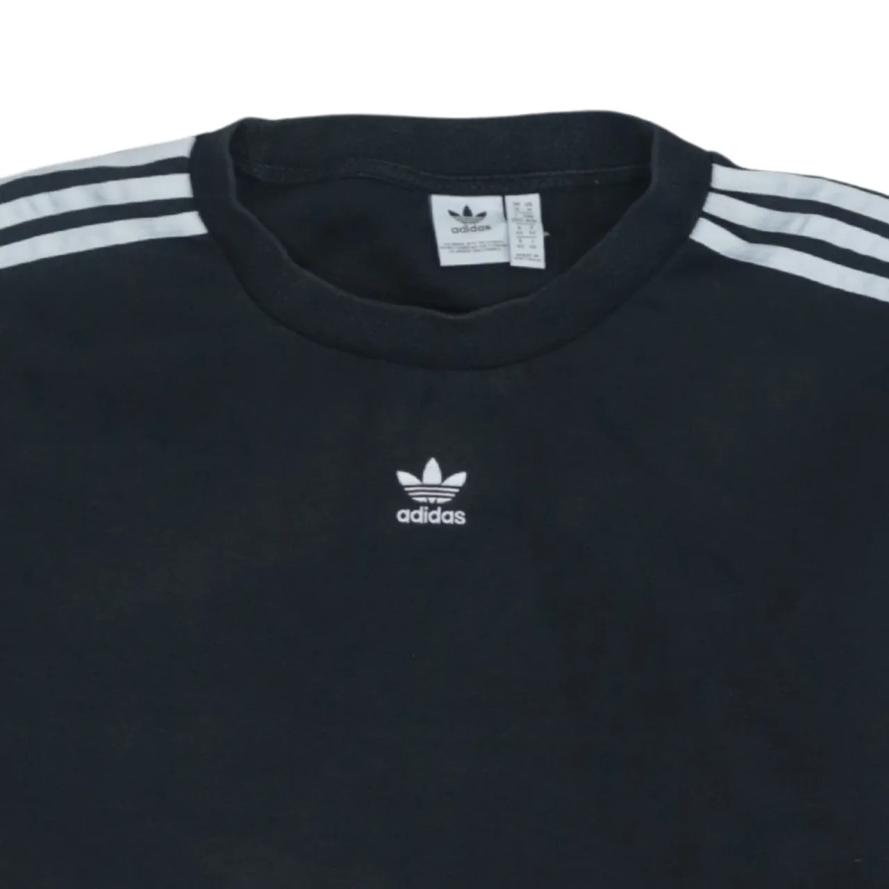 Adidas Women's Medium Black Vintage 90's Sweatshirt, Crew Neck, Striped sold by Vintage Club product image thumbnail 3