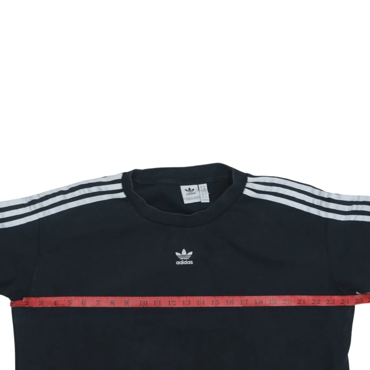 Adidas Women's Medium Black Vintage 90's Sweatshirt, Crew Neck, Striped sold by Vintage Club product image thumbnail 5