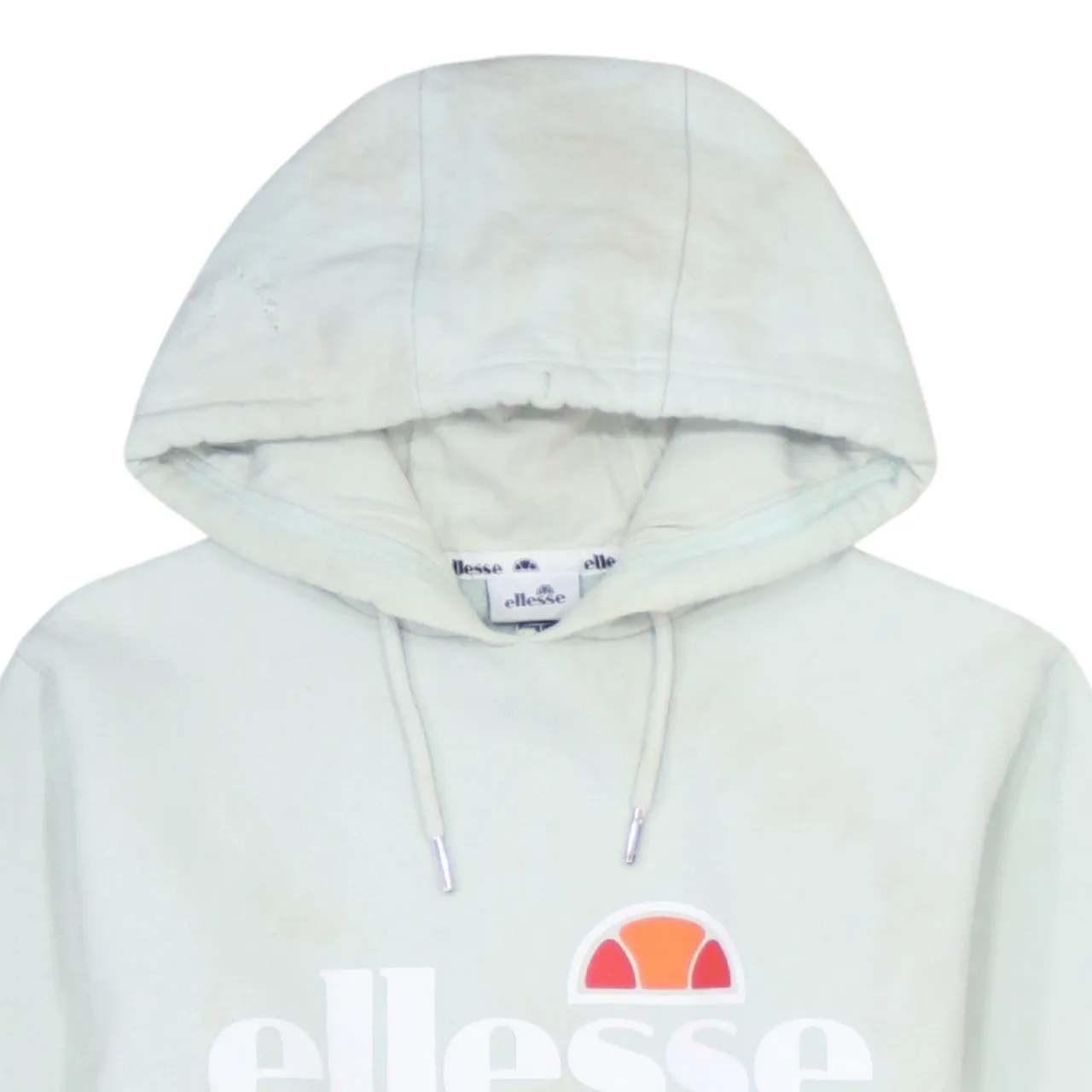 Ellesse 90's Retro Green Spellout Pullover Hoodie Women Medium sold by Vintage Club product image thumbnail 3