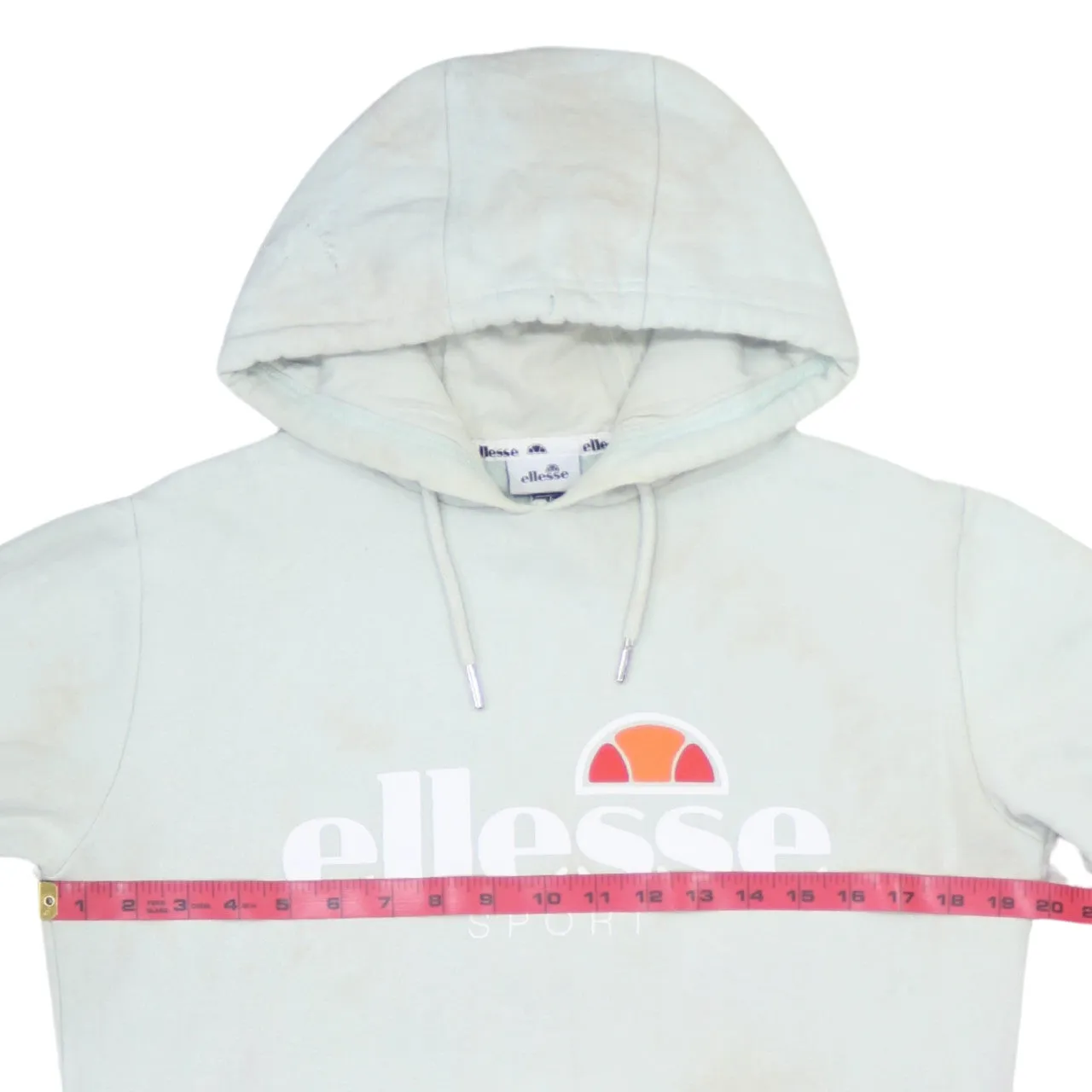 Ellesse 90's Retro Green Spellout Pullover Hoodie Women Medium sold by Vintage Club product image thumbnail 5