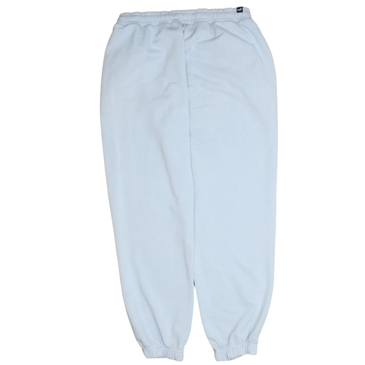 Vintage 90s Puma Men’s Medium Blue Cotton Joggers Retro Sweatpants sold by Vintage Club product image thumbnail 2