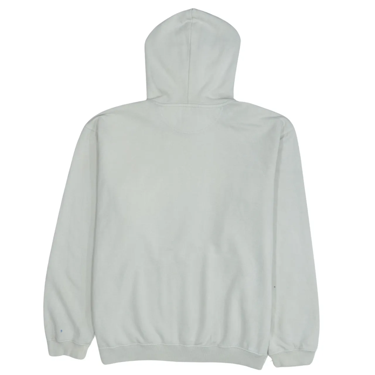 Vintage 90's Nike Men's Beige Cream Hoodie Large Center Swoosh sold by Vintage Club product image thumbnail 2