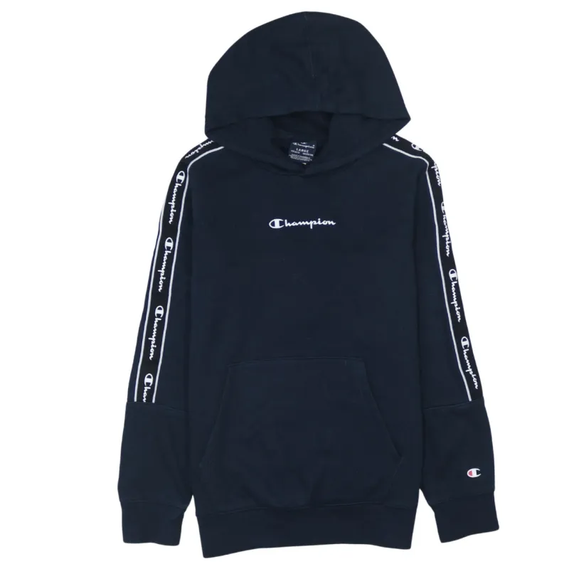 Champion Vintage 90s Navy Blue Women's Large Hoodie Pullover Retro sold by Vintage Club