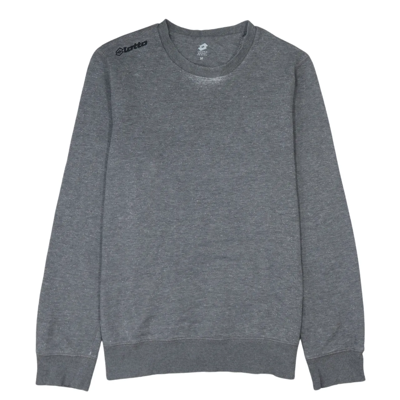 Vintage LOTTO 90's Grey Lightweight Crew Neck Men's Sweatshirt M sold by Vintage Club