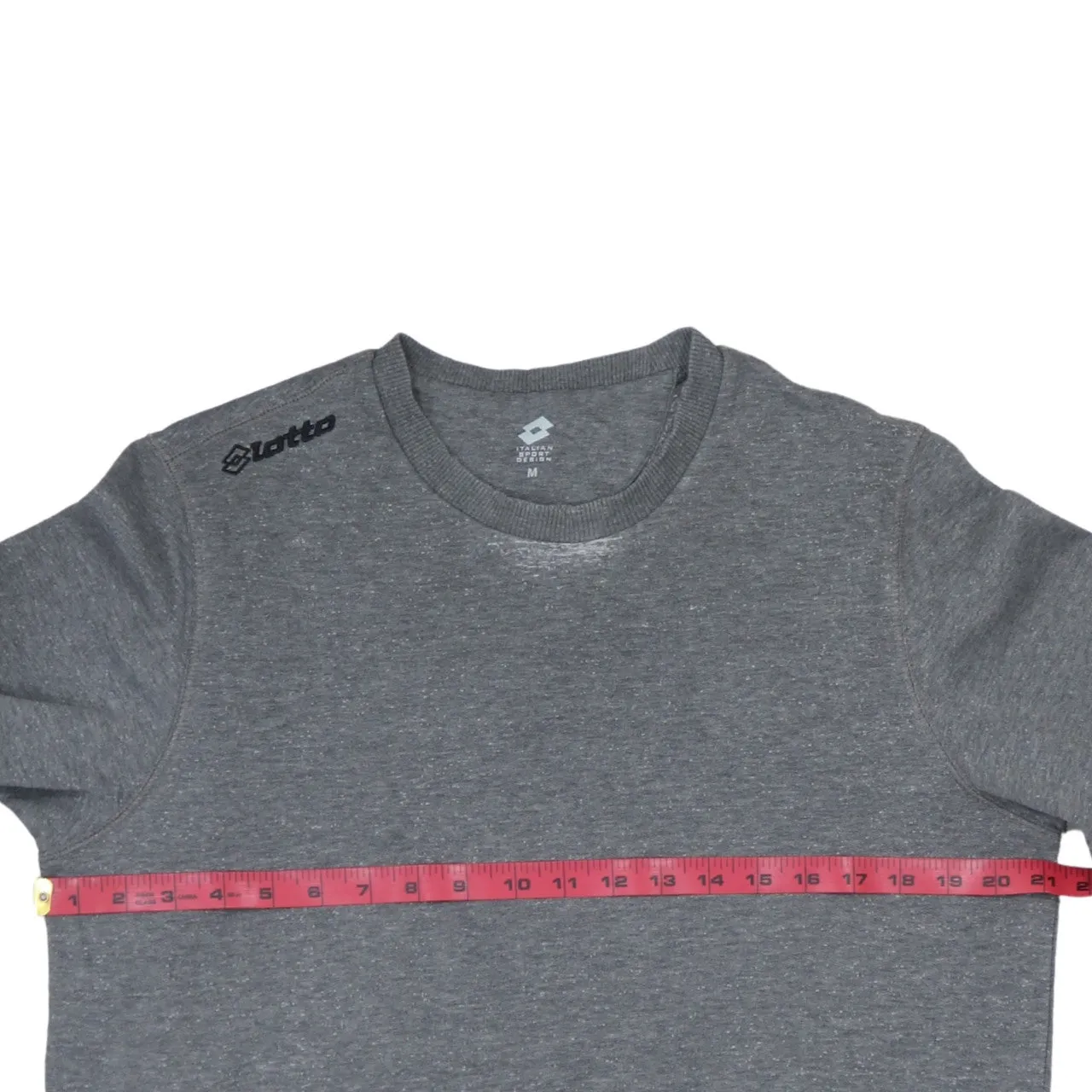 Vintage LOTTO 90's Grey Lightweight Crew Neck Men's Sweatshirt M sold by Vintage Club product image thumbnail 5