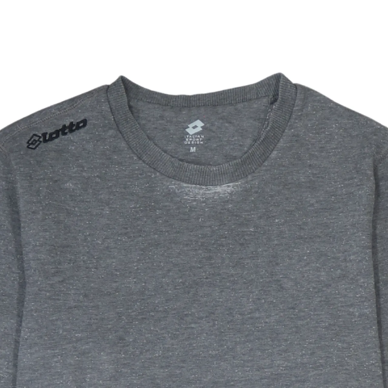 Vintage LOTTO 90's Grey Lightweight Crew Neck Men's Sweatshirt M sold by Vintage Club product image thumbnail 3