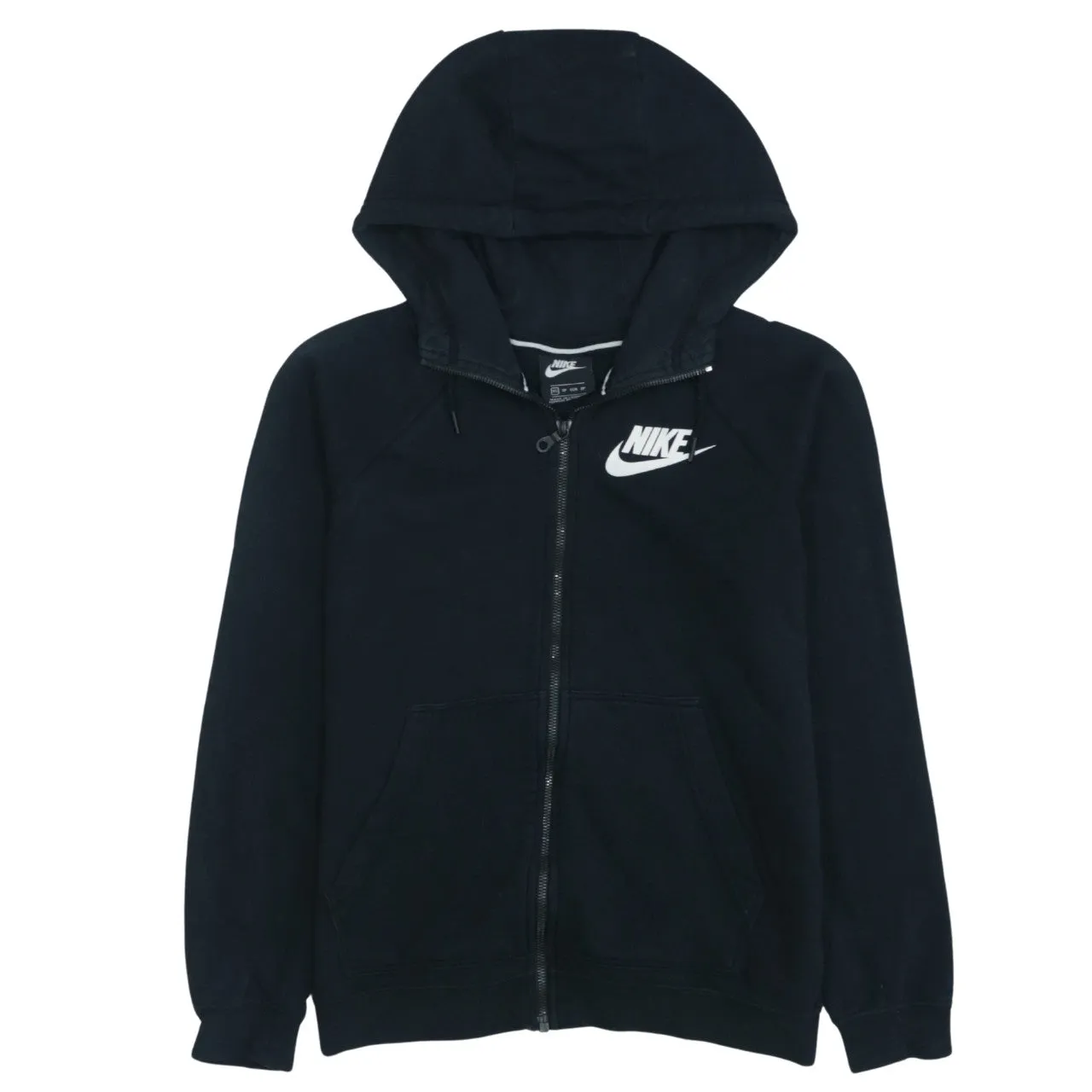 Nike 90s Vintage Black Swoosh Full Zip Hoodie Men's XSmall sold by Vintage Club
