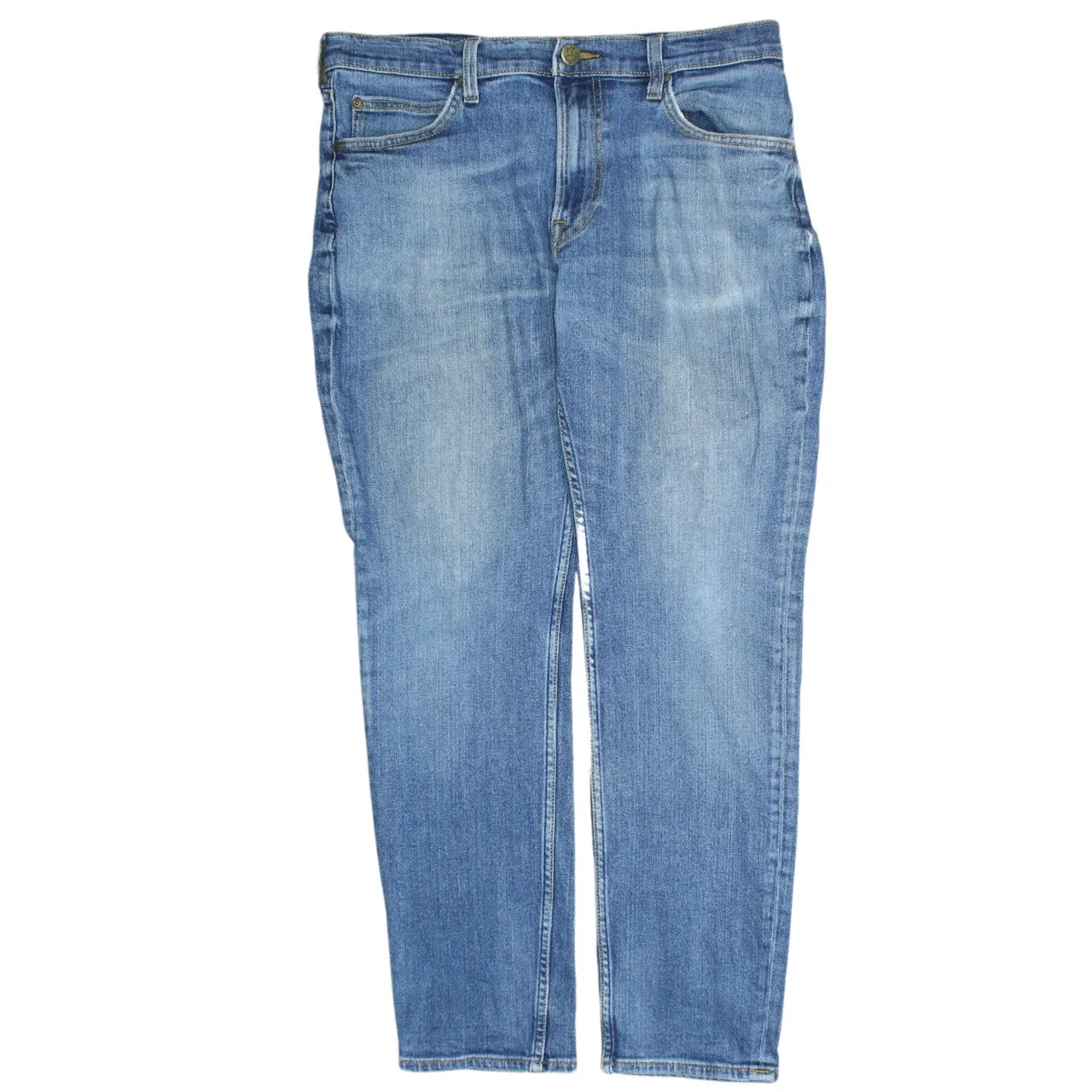 Lee Men's 90's Vintage Lightwash Casual Blue Cotton Trousers Pants 34 sold by Vintage Club product image thumbnail 2