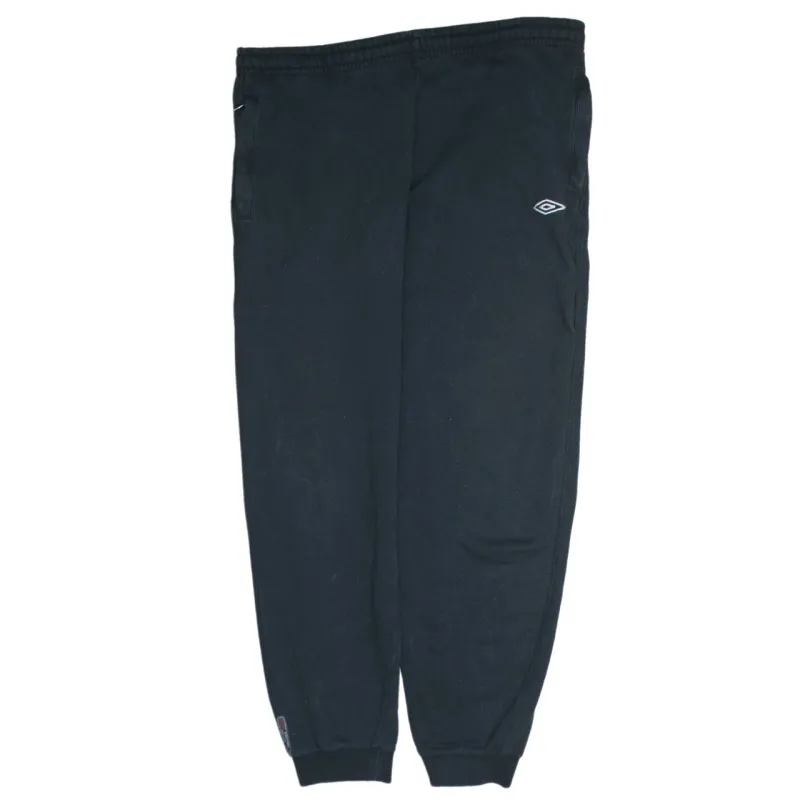 Umbro Vintage 90s Black Joggers Sweatpants Elastic Waist Men’s 26 sold by Vintage Club