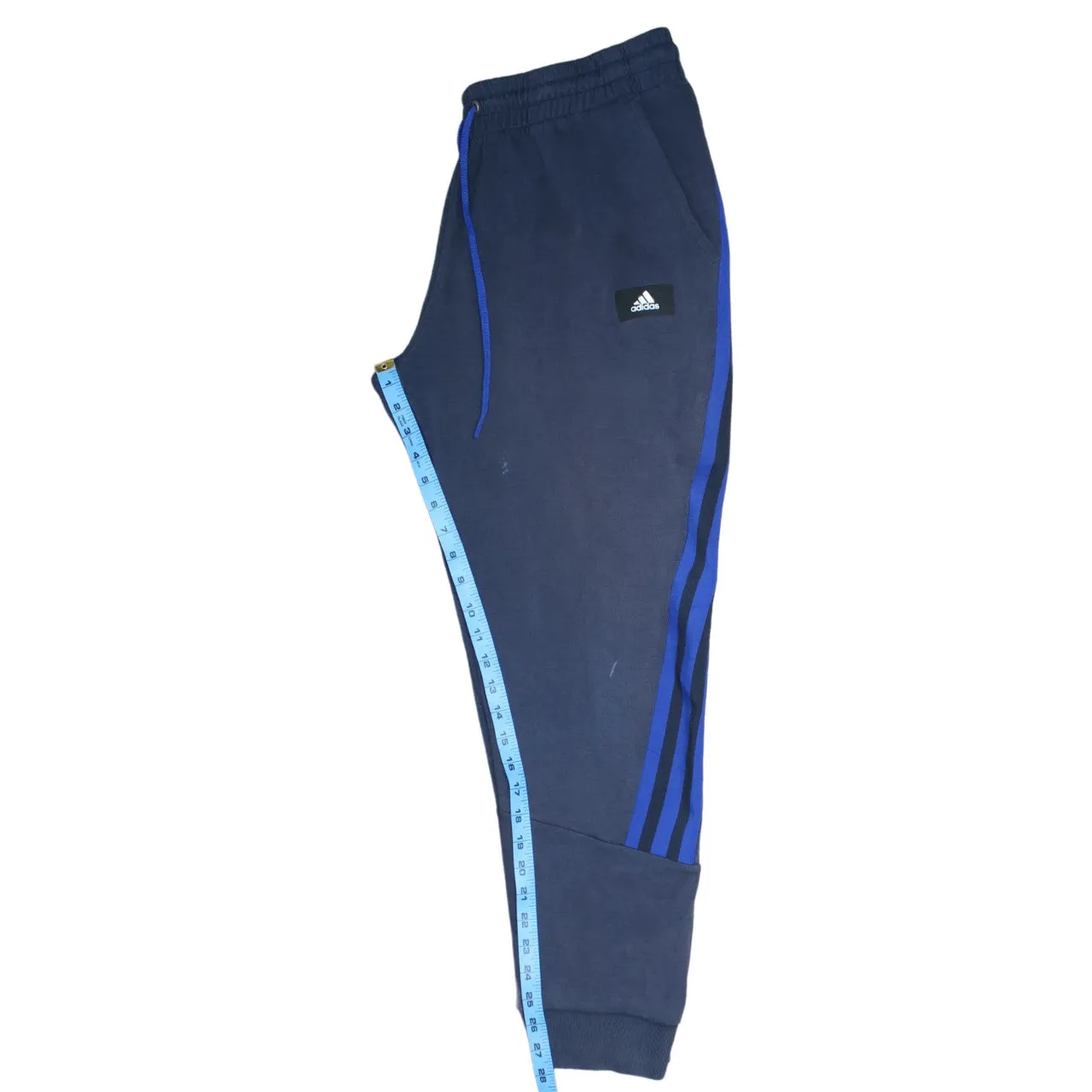 Adidas Men's Vintage 90's Navy Blue Elastic Waist Joggers Large sold by Vintage Club product image thumbnail 5