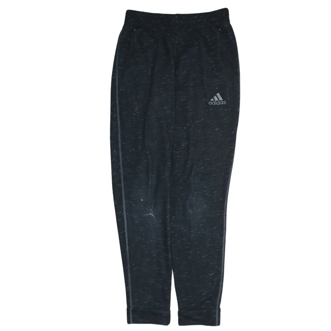 Adidas Vintage 90s Black Joggers Small, Elastic Waist, Retro Sweatpants sold by Vintage Club