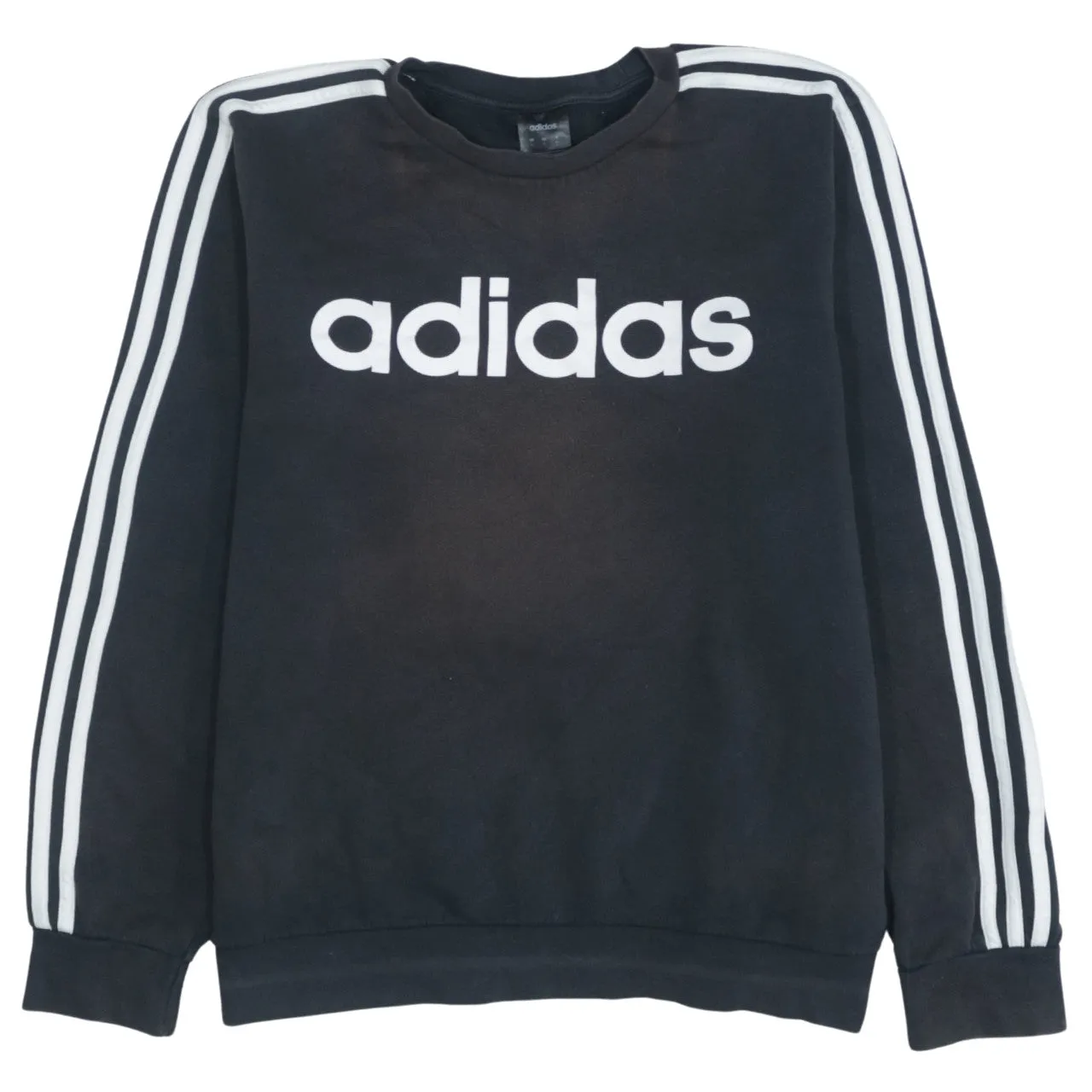 Adidas Men's Vintage 90's Black Spellout Crew Neck Sweatshirt M sold by Vintage Club