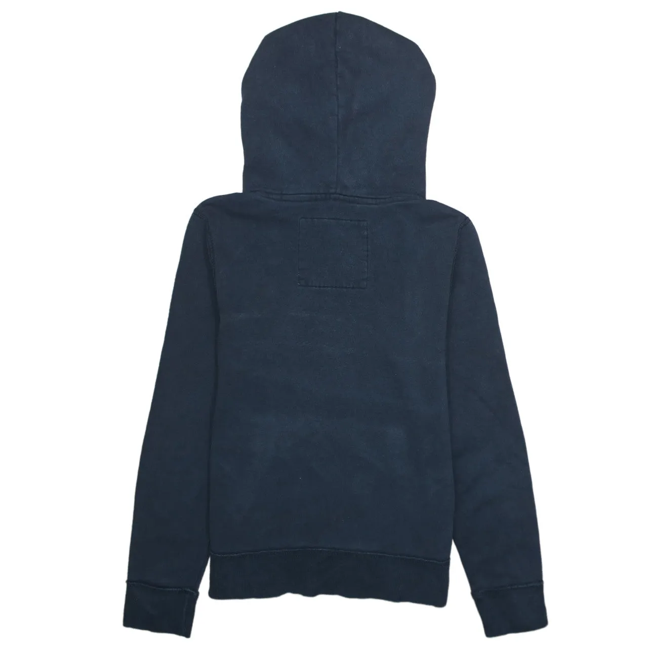 Hollister Men's Black Cotton Medium 90s Spellout Pullover Hoodie sold by Vintage Club product image thumbnail 2