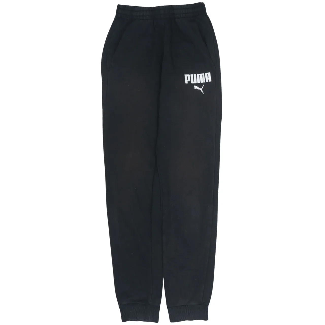 Puma Black Men's XS Joggers w/ Logo, Elastic Waist, Cuffed Sweatpants sold by Vintage Club