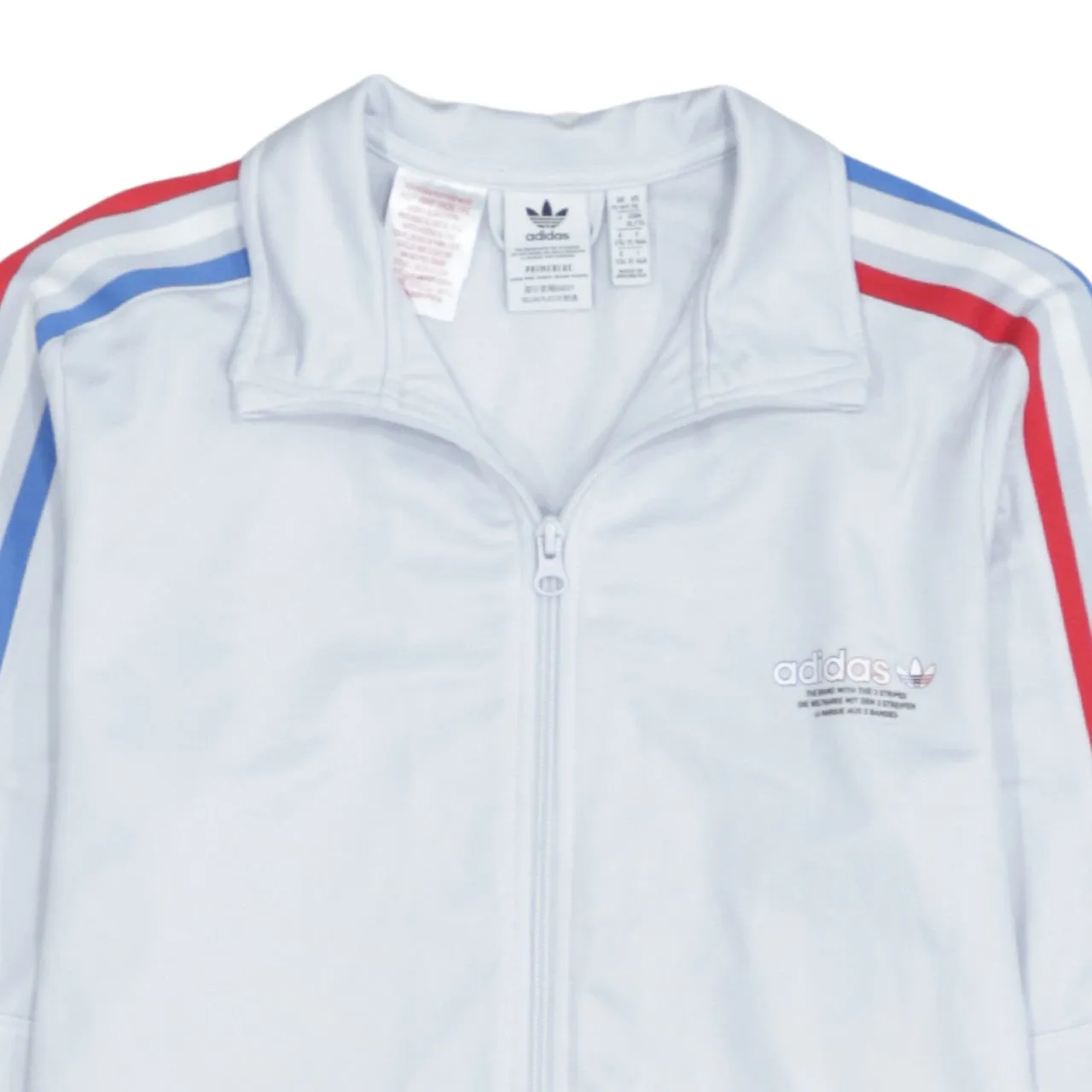 Adidas Vintage 90s XL Zip Sweatshirt Grey Striped Sleeves Women's sold by Vintage Club product image thumbnail 3