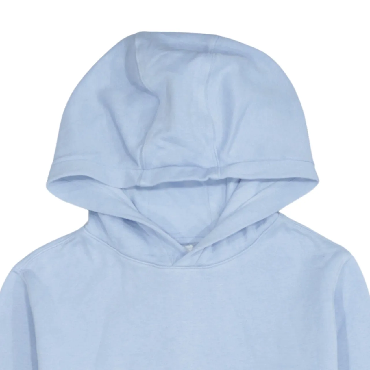 Vintage 90's Nike Women's Blue Cotton Hoodie XLarge Swoosh Pullover sold by Vintage Club product image thumbnail 3