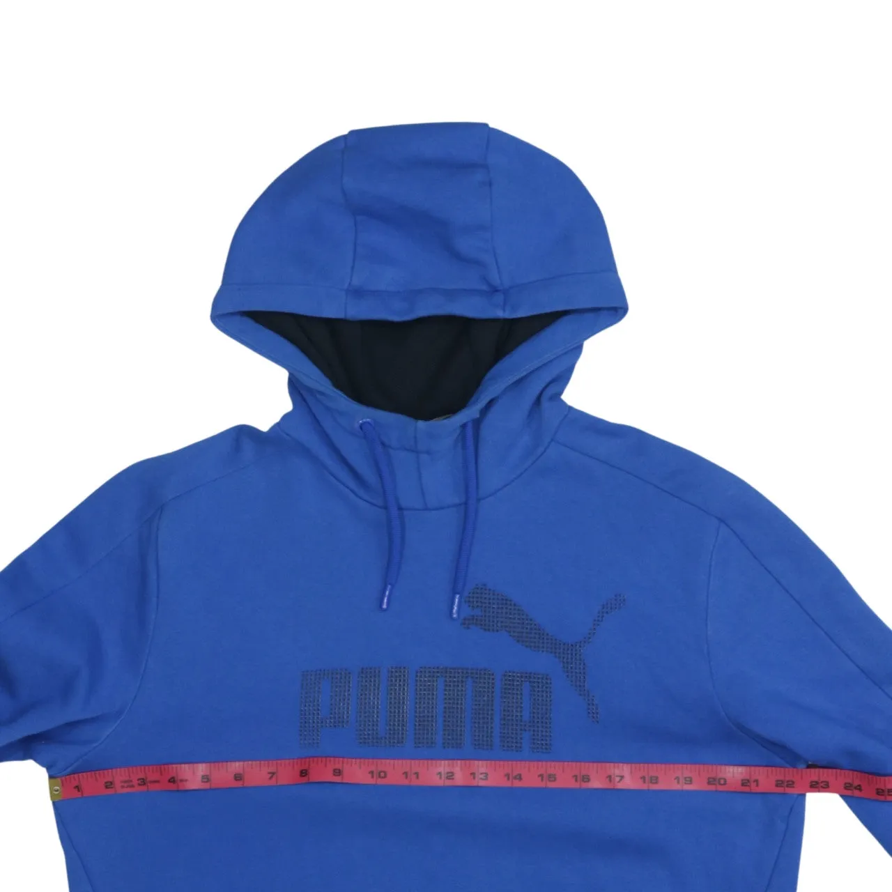 Puma 90s Vintage Men's Large Blue Retro Spellout Cotton Hoodie sold by Vintage Club product image thumbnail 5