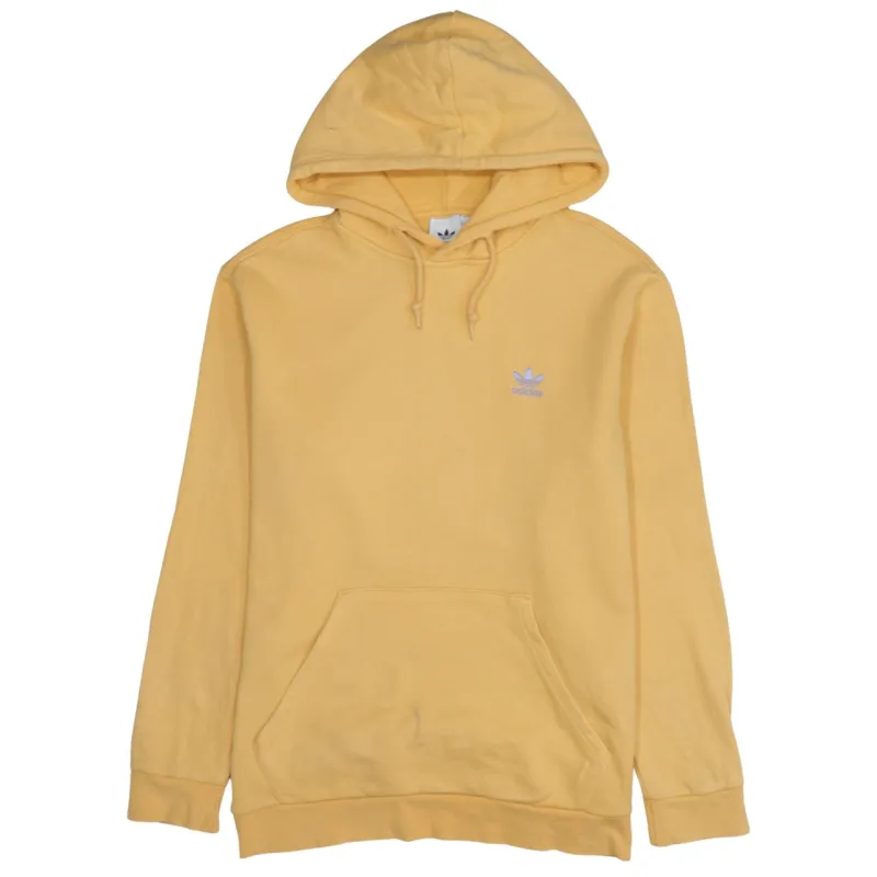 Adidas Vintage 90's Yellow Hoodie Men's Large Drawstring Pullover made by Adidas
