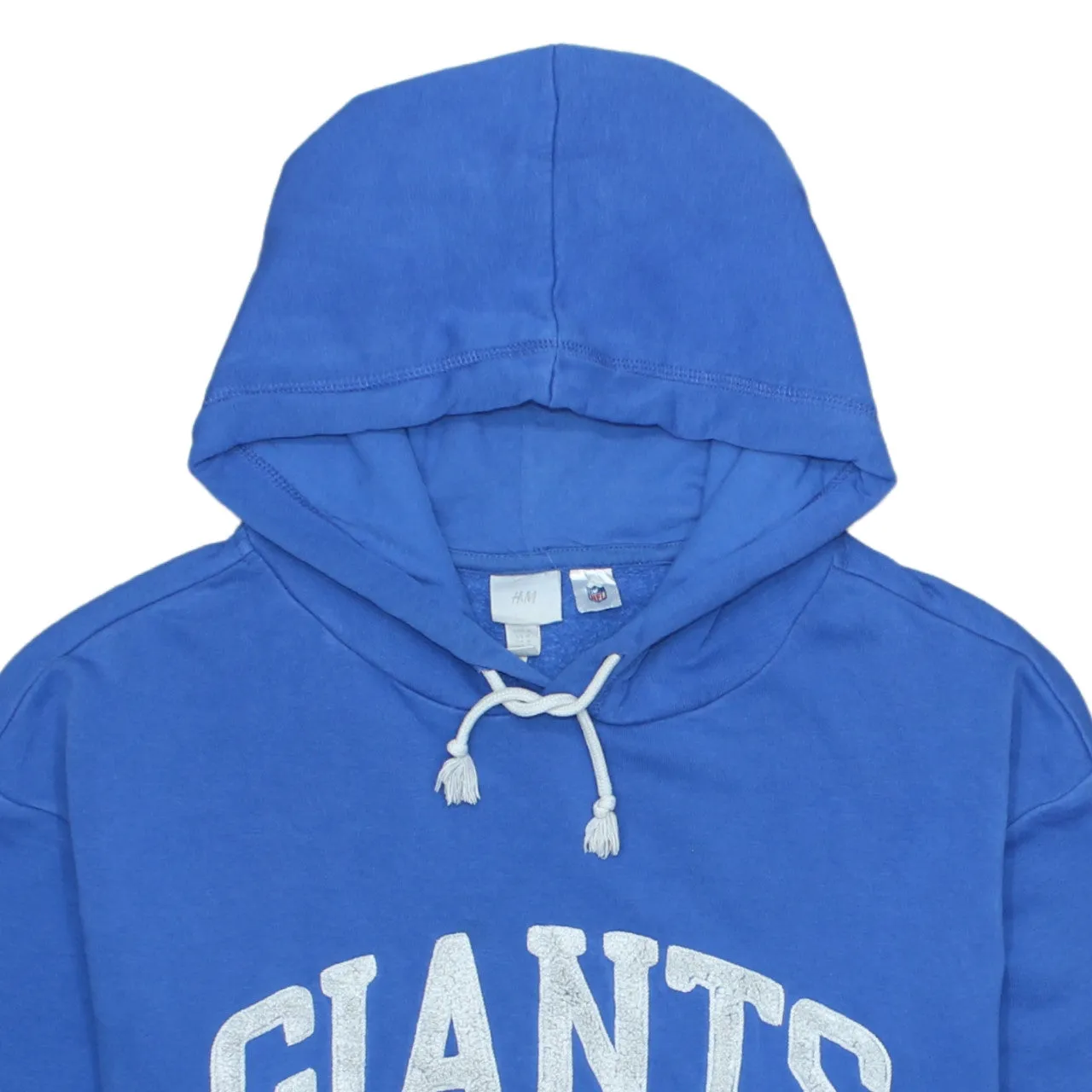 H&M 90s Retro Men's Medium Blue Giants Cotton Hoodie Pullover sold by Vintage Club product image thumbnail 3