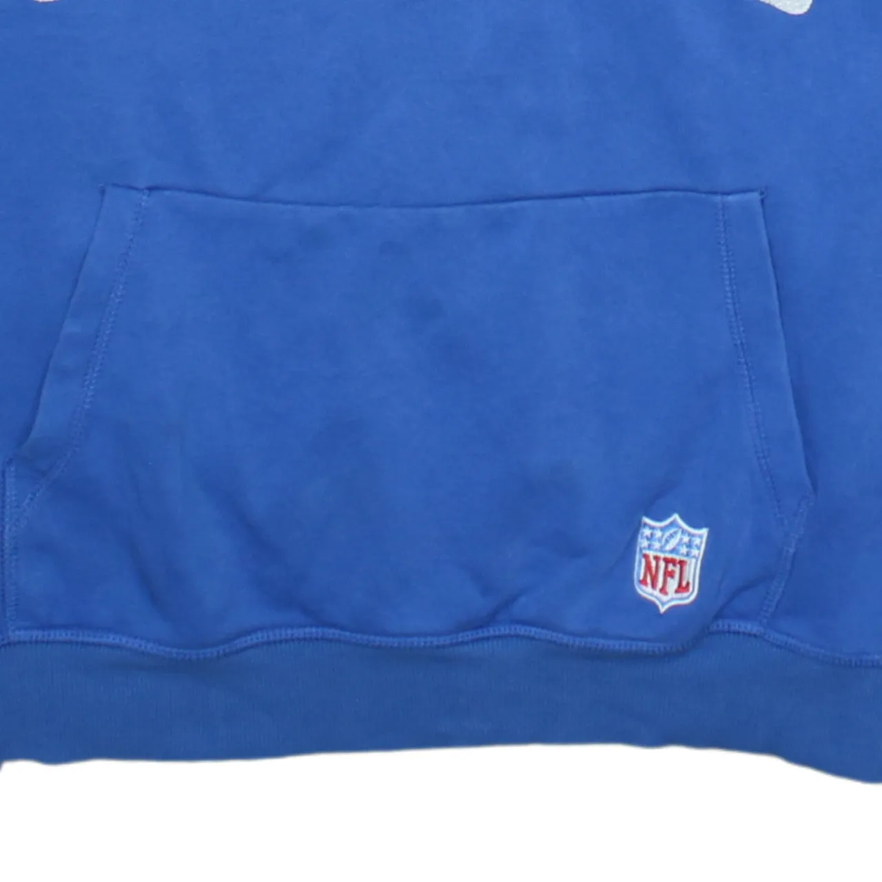 H&M 90s Retro Men's Medium Blue Giants Cotton Hoodie Pullover sold by Vintage Club product image thumbnail 4