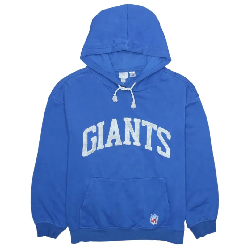 H&M 90s Retro Men's Medium Blue Giants Cotton Hoodie Pullover made by H&M