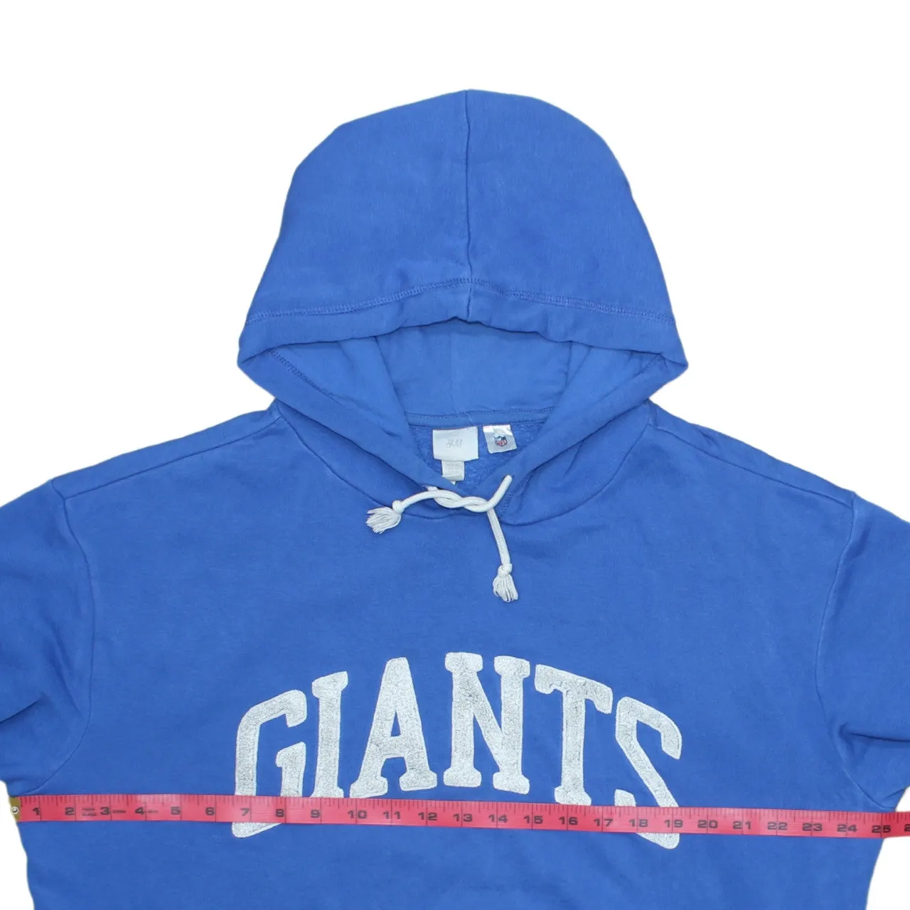 H&M 90s Retro Men's Medium Blue Giants Cotton Hoodie Pullover sold by Vintage Club product image thumbnail 5