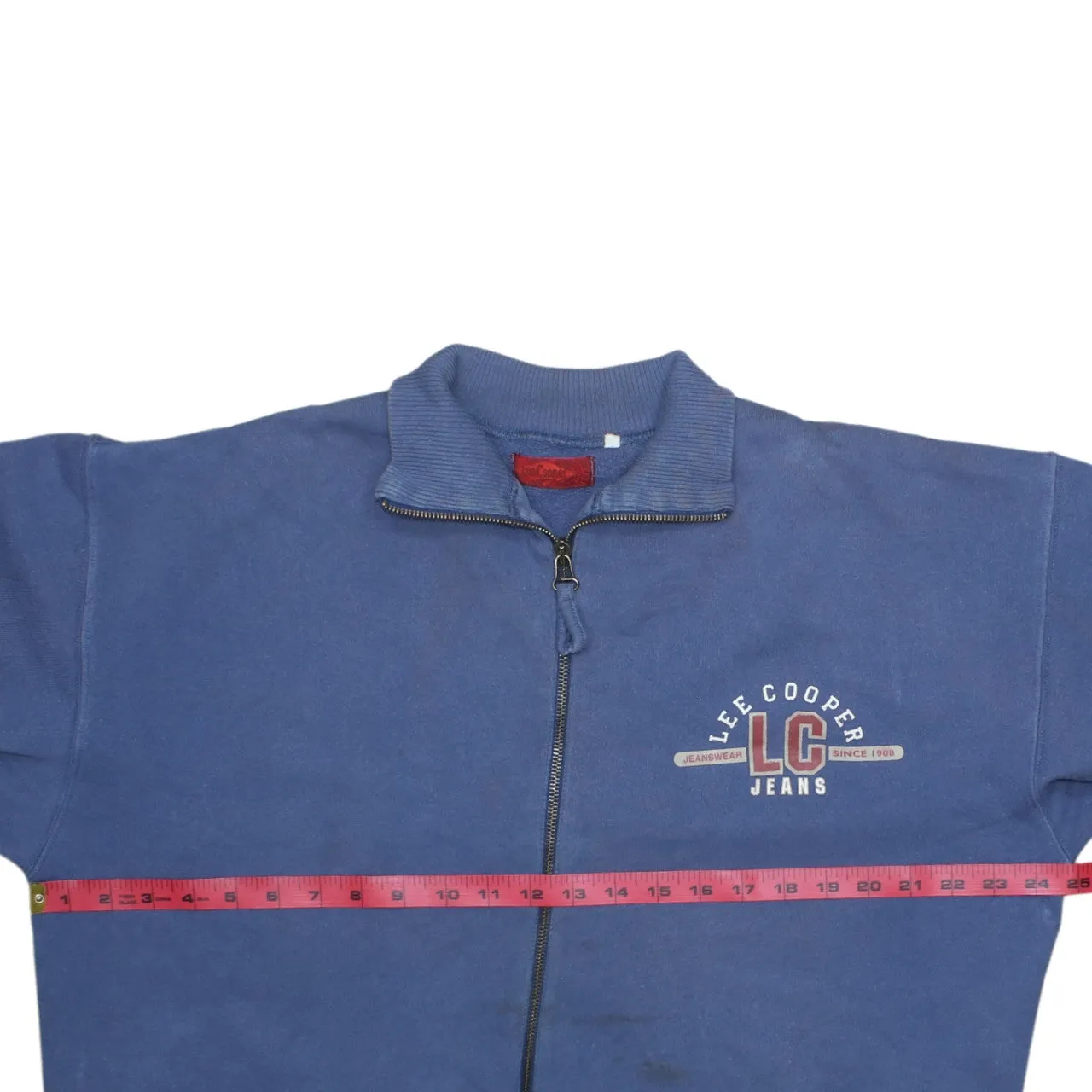 Men's Lee 90's Navy Vintage Cotton Full Zip Sweatshirt Medium Top sold by Vintage Club product image thumbnail 5