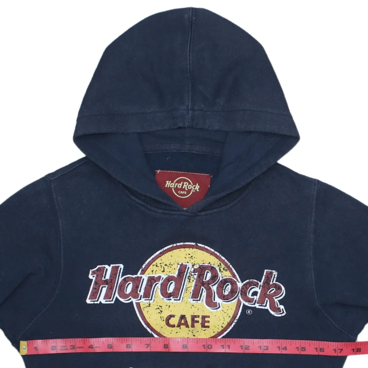 Hard Rock Cafe Navy Blue Hoodie Men's XSmall Printed San Francisco Logo Pullover Sweatshirt sold by Vintage Club product image thumbnail 5